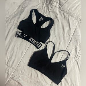 Gymshark Black Sports Bra Duo